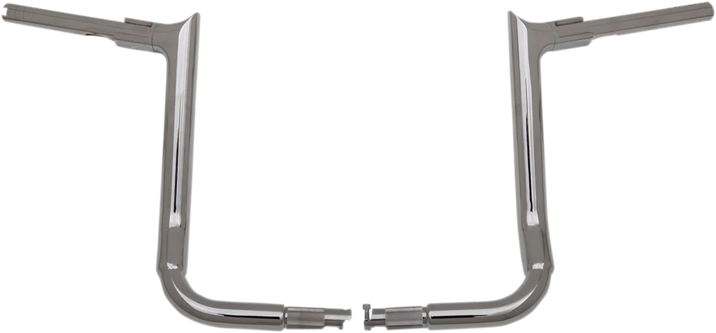 Fat Baggers Inc. Handlebar - Pointed Top - 14" - Chrome 805014 - Side View