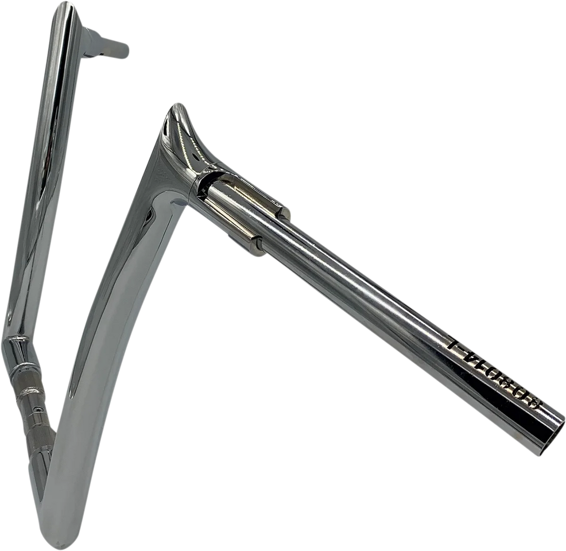 Fat Baggers Inc. Handlebar - Pointed Top - 14" - Chrome 808014 - Side View