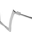 Load image into Gallery viewer, Fat Baggers Inc. Handlebar - Pointed Top - 14" - Chrome 808014 - Installation View