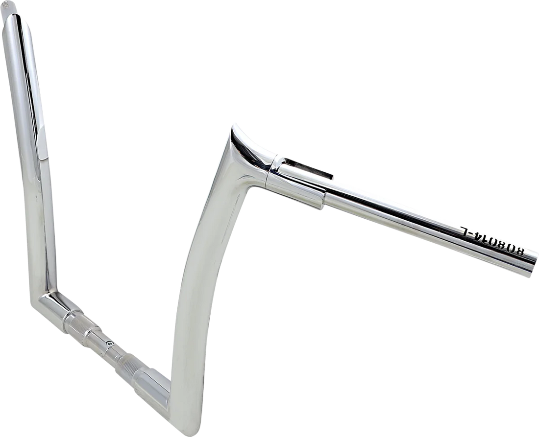 Fat Baggers Inc. Handlebar - Pointed Top - 14" - Chrome 808014 - Installation View