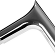 Load image into Gallery viewer, Fat Baggers Inc. Handlebar - Pointed Top - 14" - Chrome 906014 - Additional View 6