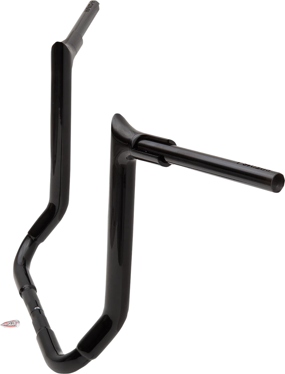 Fat Baggers Inc. Handlebar - Pointed Top - 16" - Black 805016-B - Side View