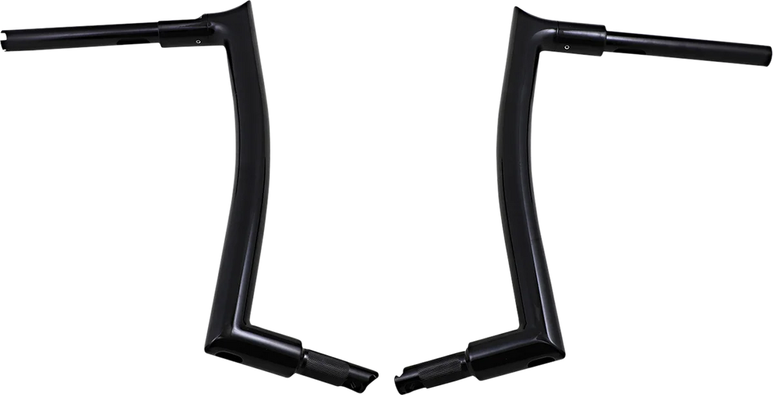 Fat Baggers Inc. Handlebar - Pointed Top - 16" - Black 807016-B - Back View