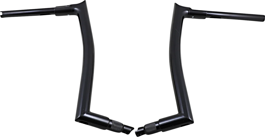 Fat Baggers Inc. Handlebar - Pointed Top - 16" - Black 808016-B - Side View