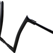Load image into Gallery viewer, Fat Baggers Inc. Handlebar - Pointed Top - 16" - Black 808016-B - Installation View