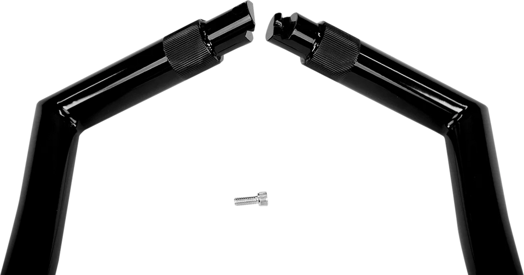 Fat Baggers Inc. Handlebar - Pointed Top - 16" - Black 906016-B - Back View