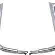 Load image into Gallery viewer, Fat Baggers Inc. Handlebar - Pointed Top - 16" - Chrome 805016 - Side View