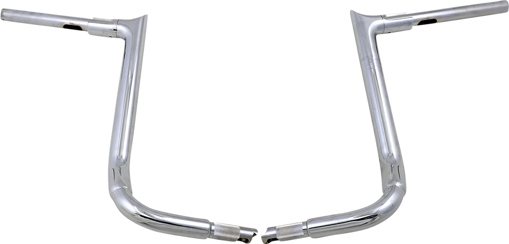 Fat Baggers Inc. Handlebar - Pointed Top - 16" - Chrome 805016 - Side View