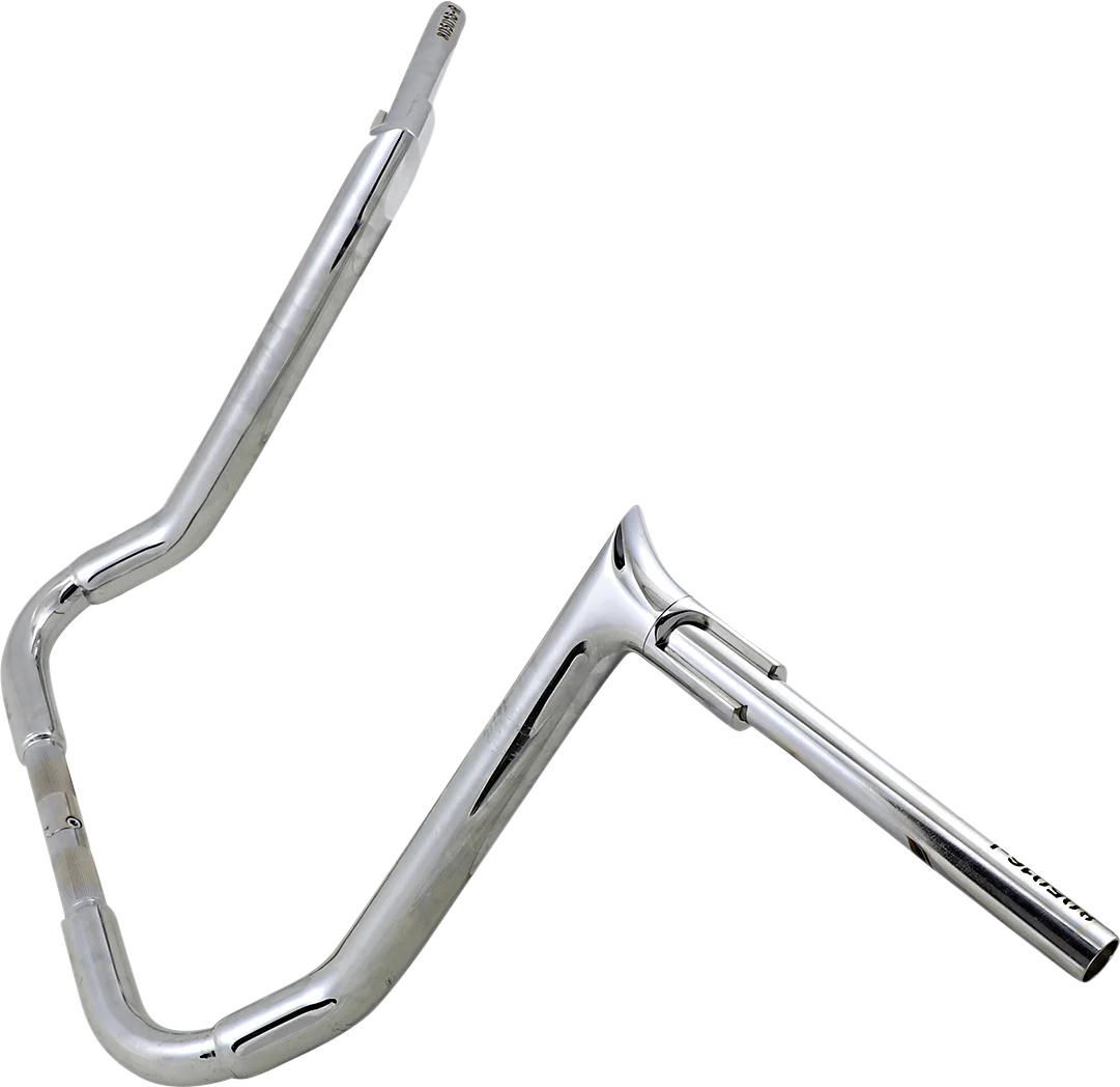 Fat Baggers Inc. Handlebar - Pointed Top - 16" - Chrome 805016 - Back View