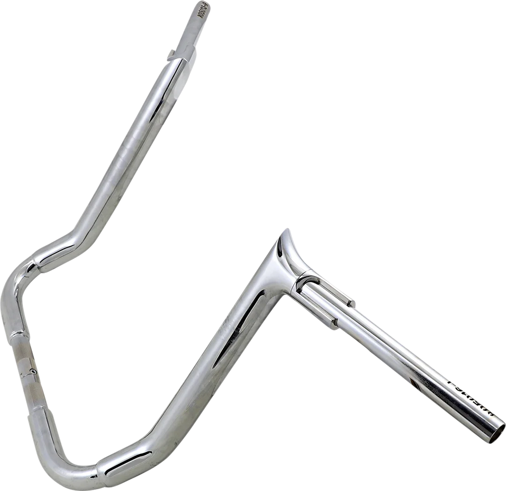 Fat Baggers Inc. Handlebar - Pointed Top - 16" - Chrome 805016 - Back View
