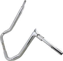 Load image into Gallery viewer, Fat Baggers Inc. Handlebar - Pointed Top - 16" - Chrome 805016 - Back View