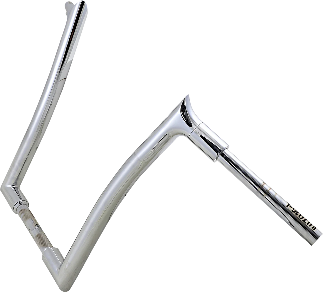 Fat Baggers Inc. Handlebar - Pointed Top - 16" - Chrome 807016 - Back View
