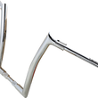 Load image into Gallery viewer, Fat Baggers Inc. Handlebar - Pointed Top - 16" - Chrome 808016 - Back View