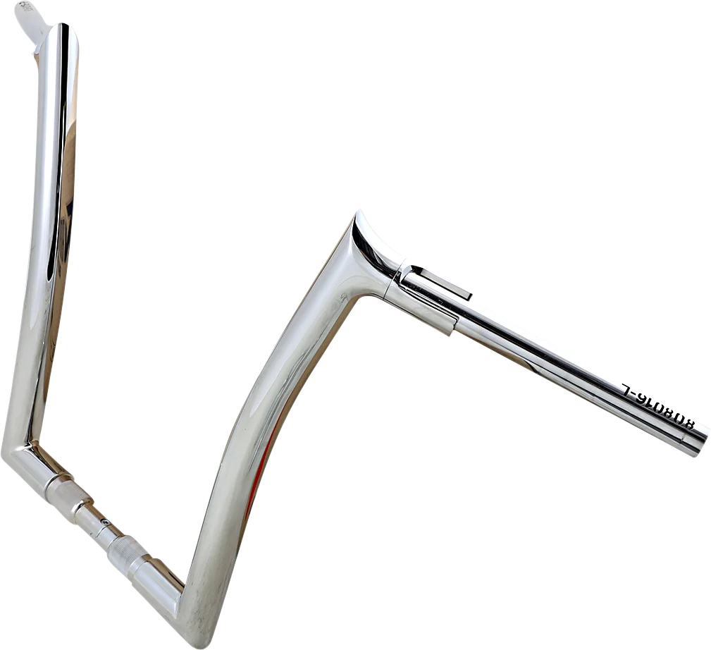 Fat Baggers Inc. Handlebar - Pointed Top - 16" - Chrome 808016 - Back View