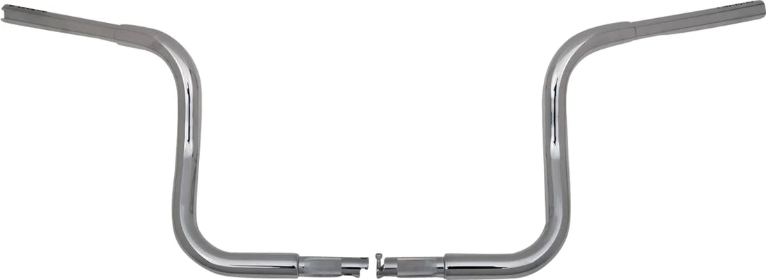 Fat Baggers Inc. Handlebar - Rounded Top - 10" - Chrome 943010 - Side View