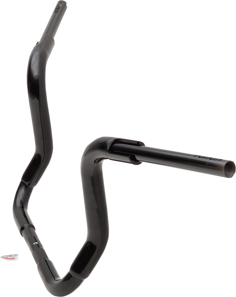 Fat Baggers Inc. Handlebar - Rounded Top - 12" - Black 803012-B - Side View