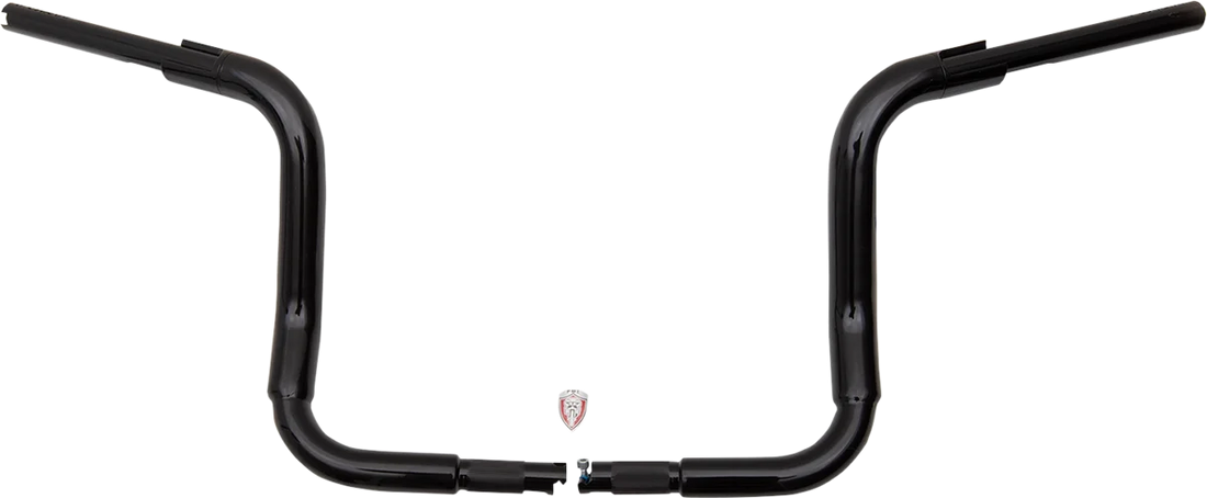 Fat Baggers Inc. Handlebar - Rounded Top - 12" - Black 803012-B - Back View