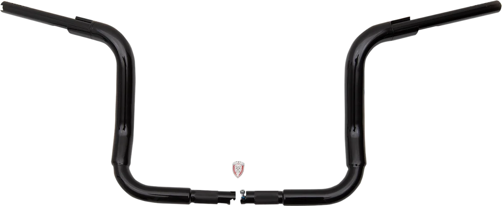 Fat Baggers Inc. Handlebar - Rounded Top - 12" - Black 803012-B - Back View