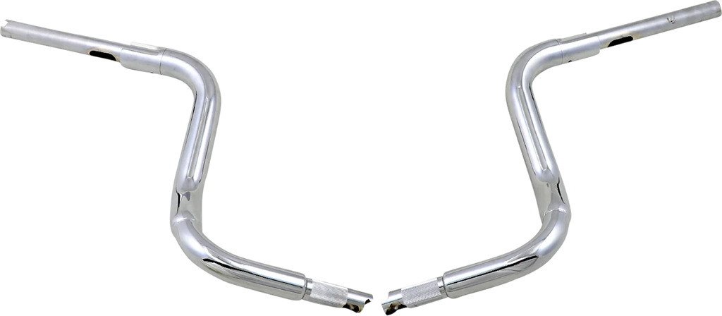 Fat Baggers Inc. Handlebar - Rounded Top - 12" - Chrome 803012 - Side View