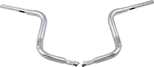 Load image into Gallery viewer, Fat Baggers Inc. Handlebar - Rounded Top - 12" - Chrome 803012 - Side View
