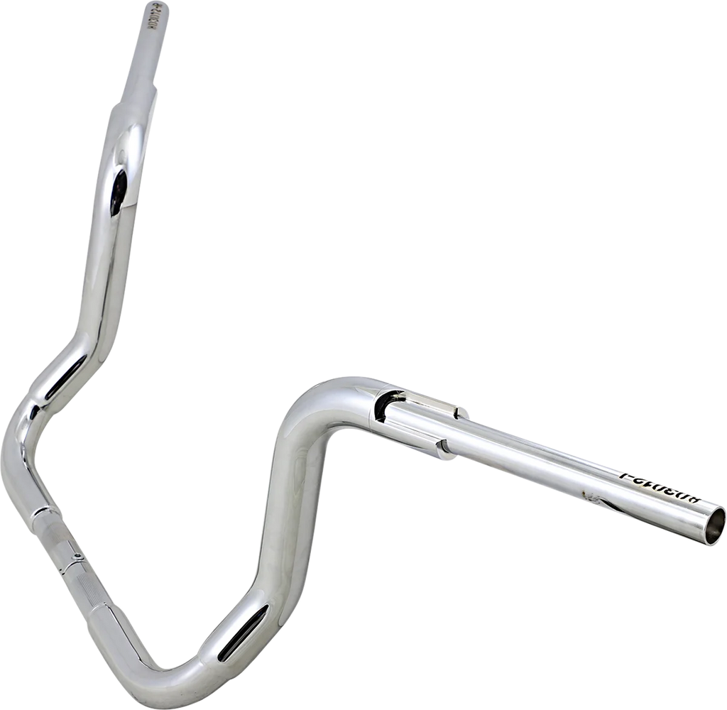 Fat Baggers Inc. Handlebar - Rounded Top - 12" - Chrome 803012 - Back View