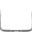 Load image into Gallery viewer, Fat Baggers Inc. Handlebar - Rounded Top - 12" - Chrome 813012 - Main Product View