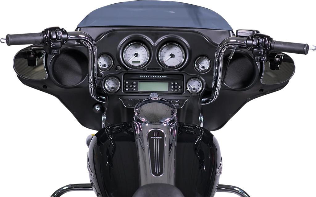 Fat Baggers Inc. Handlebar - Rounded Top - 12" - Chrome 903012 - Installation View