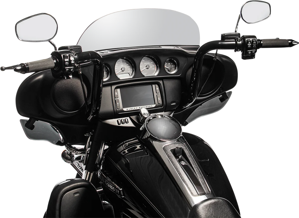 Fat Baggers Inc. Handlebar - Rounded Top - 14" - Black 803014-B - Side View