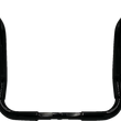 Load image into Gallery viewer, Fat Baggers Inc. Handlebar - Rounded Top - 14" - Black 813014-B - Main Product View