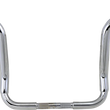 Load image into Gallery viewer, Fat Baggers Inc. Handlebar - Rounded Top - 14" - Chrome 803014 - Side View