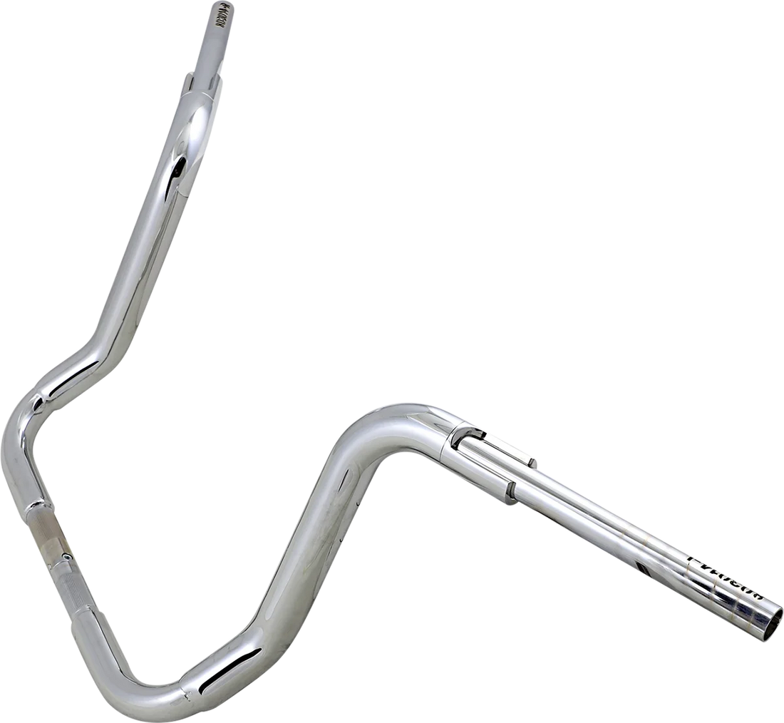 Fat Baggers Inc. Handlebar - Rounded Top - 14" - Chrome 803014 - Back View