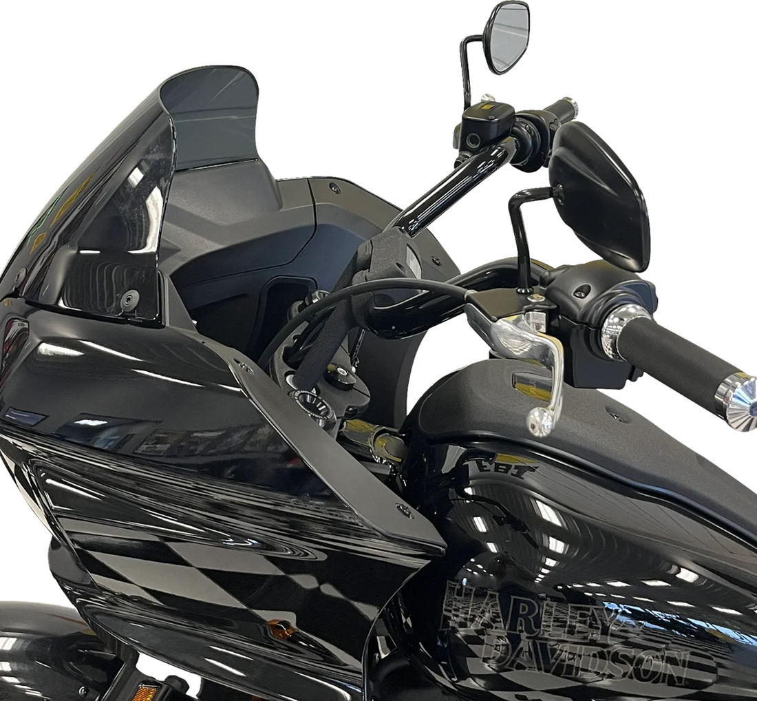 Fat Baggers Inc. Handlebar - Rounded Top - 8" - Black 903008-B - Installation View