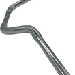 Load image into Gallery viewer, Fat Baggers Inc. Handlebar - Rounded Top - 8" - Chrome 903008 - Side View