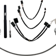 Load image into Gallery viewer, Fat Baggers Inc. Installation Kit - 14" - Chrome 109514 - Main Product View