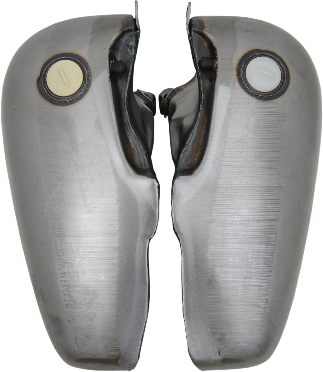 Fat Bob-Style Gas Tank - 5.0 Gallon - Harley-Davidson DragSpecialties 011276-BX36 - Side View
