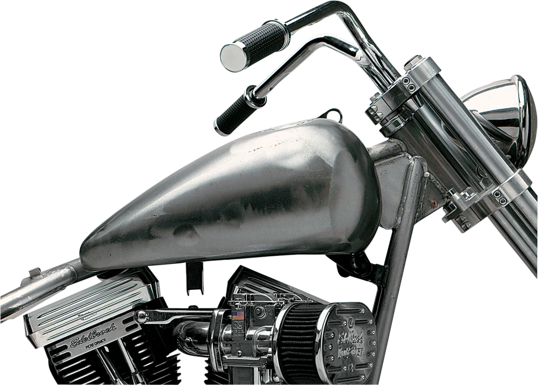 Fat Bob Style Gas Tanks - Flatside - 3.5 Gallon DragSpecialties 011184-BX36 - Side View