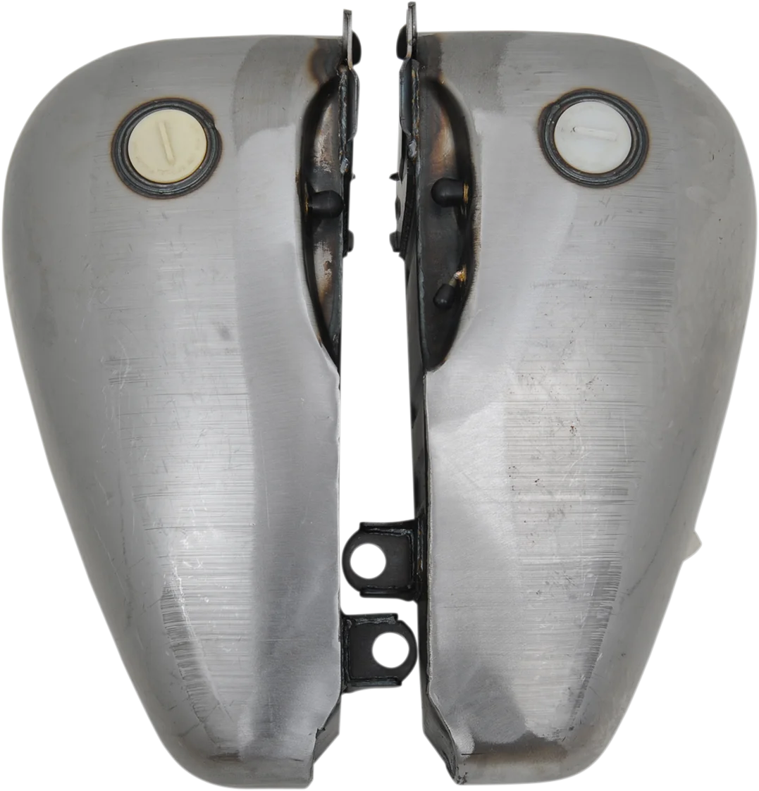Fat Bob Style Gas Tanks - Flatside - 3.5 Gallon DragSpecialties 011184-BX36 - Detail View