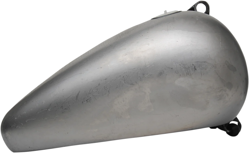 Fat Bob Style Gas Tanks - Flatside - 6 Gallon DragSpecialties 011338-BX37 - Side View