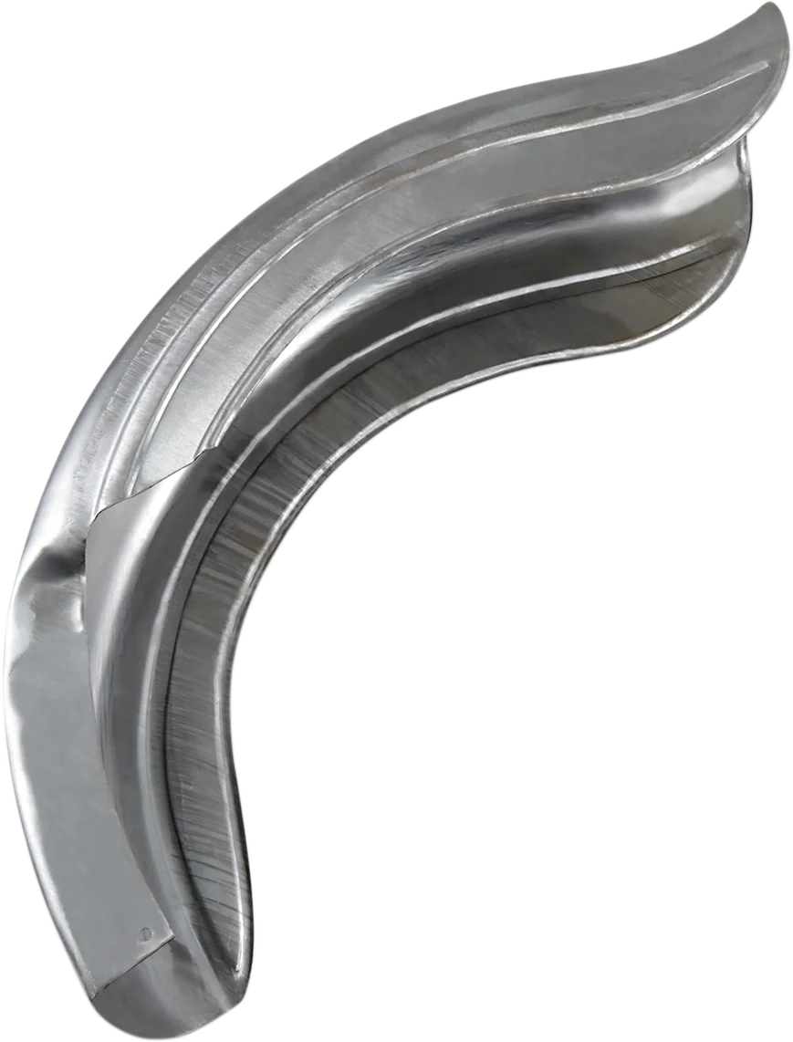 Fat Bob-Style Rear Fender - Left-Hand Chain DragSpecialties 090006-PB-LB2 - Side View