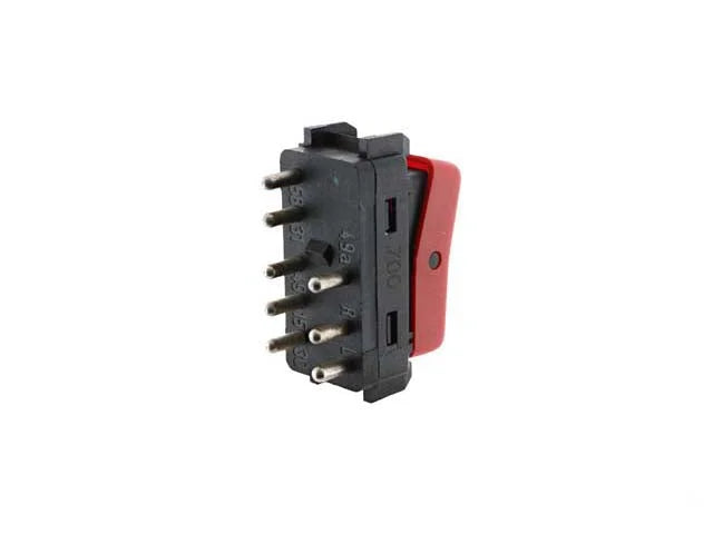 Febi Rubber Co Hazard Flasher Switch 24198 - Side View