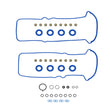 Load image into Gallery viewer, Fel-Pro 00-09 Toyota Tundra/01-09 Sequoia/03-09 4Runner Engine Valve Cover Gasket Set - Additional View 6