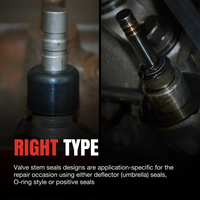 Fel-Pro 04-09 Honda S2000/93-97 Civic Del Sol/12-15 Civic Engine Valve Stem Oil Seal Set - Installation View