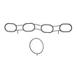 Load image into Gallery viewer, Fel-Pro 07-12 Nissan Sentra/07-12 Versa Engine Intake Manifold Gasket Set - Side View