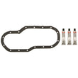 Load image into Gallery viewer, Fel-Pro 10-12 Toyota Sequoia Engine Oil Pan Gasket Set - High-Temperature Rubber-Coated Fiber - Side View
