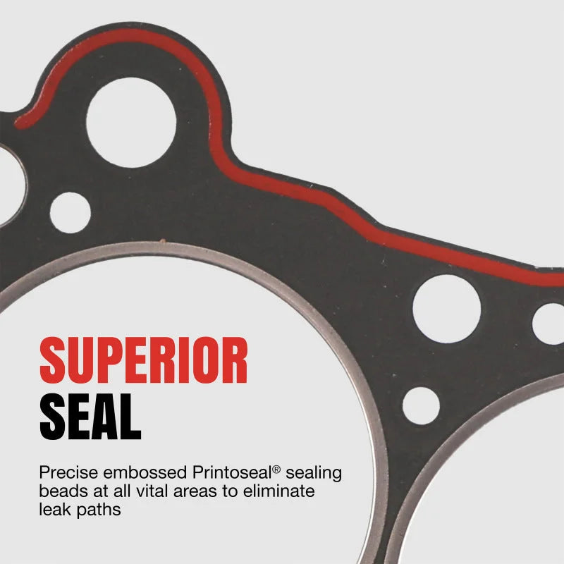 Fel-Pro 1034 Steel core laminate Engine Cylinder Head Gasket - Back View