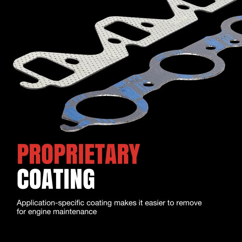 Fel-Pro 1442 Exhaust Manifold Gasket Set - Installation View