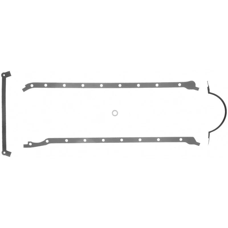 Fel-Pro 1804 Engine Oil Pan Gasket Set Rubber-coated fiber - Side View