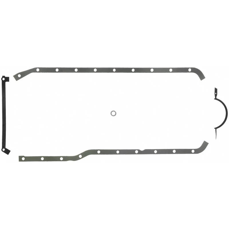 Fel-Pro 1819 Engine Oil Pan Gasket Set Rubber-coated fiber - Side View
