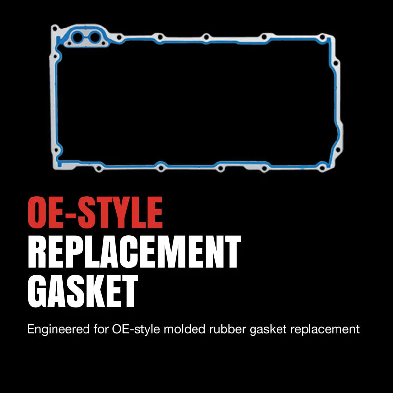 Fel-Pro 85-86 Chevy C10 Engine Oil Pan Gasket Set - PermaDry Molded Rubber Oil Pan SnapUps Included - Additional View 5