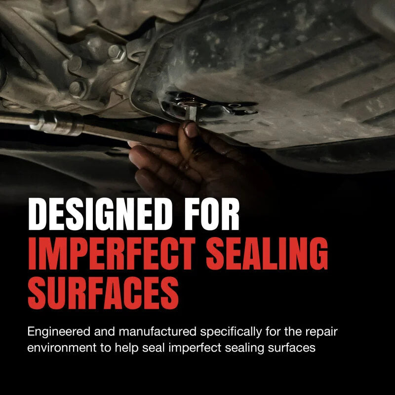 Fel-Pro 90-01 Acura Integra/99-00 Honda Civic Engine Oil Pan Gasket Set - PermaDry Molded Rubber - Installation View